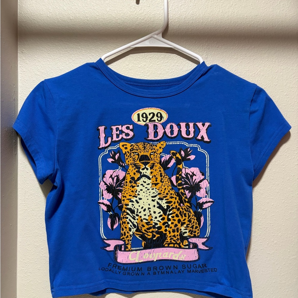 Blue Graphic Baby-Tee